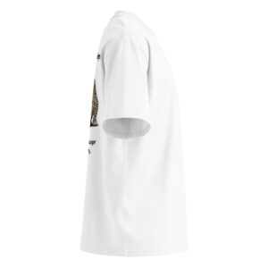 Alternative view of Unisex organic oversized high neck t-shirt