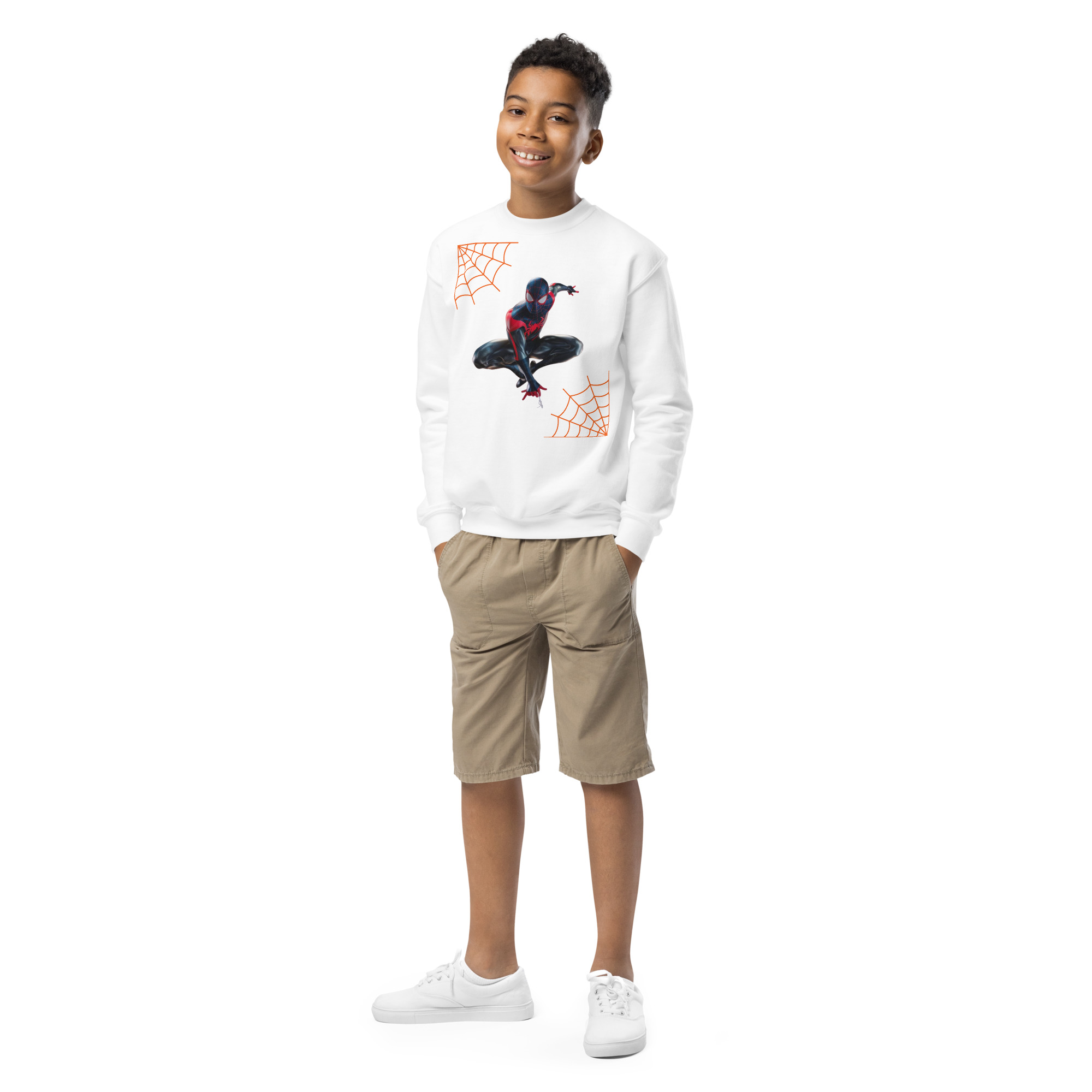 Youth crewneck sweatshirt - Image 4